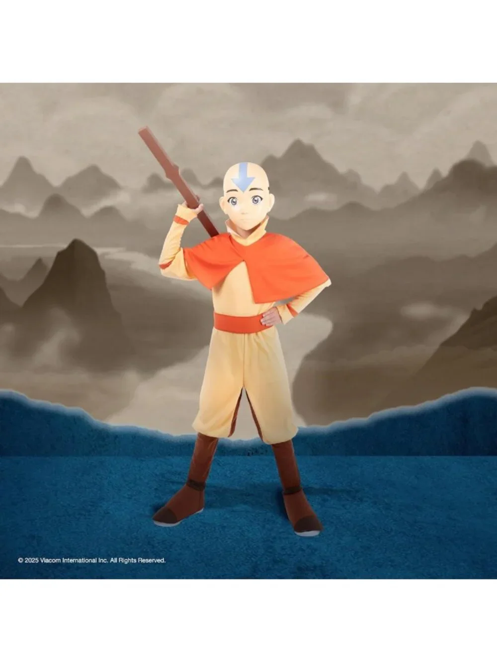 Deluxe Youth Avatar Aang Halloween Costume - Fun, Colorful, Cosplay Outfit